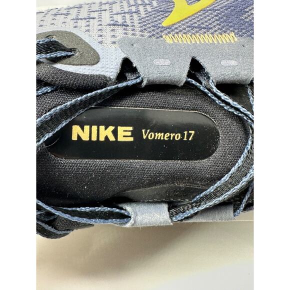Nike Vomero 17 Women’s Size 10 Running Shoes Blue Gold w/ Box & Receipt - Picture 6 of 16
